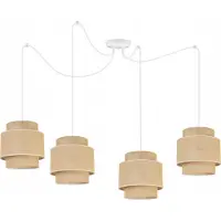 Light11 HOME Hängelampe, Deckenleuchter, Lampenschirm, Boho Juta