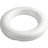 Creativ Company Styropor Ringen met Platte Achterkant, 30cm