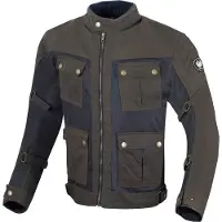 Merlin Chigwell Utility Motorrad Wachsjacke, oliv, 2XL