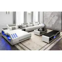 Xl Moebel Gmbh Lederpolster Design Ecksofa Eckcouch Couch Sofa L-Form Wohnlandschaft Wohnzimmer