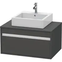 Duravit Waschtischunterschrank Ketho 80x55cm, gr m, f AWT m, 1 Ausz., wandhängend