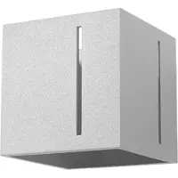 Sollux Wandleuchte PIXAR grau 1xG9 8W Aluminium 10x12x10cm