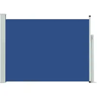 Syfax Ausziehbare Seitenmarkise 120×500 cm Blau