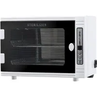 StarTech.com UV-Sterilisator - Sterilisationsschrank Für Nagelwerkzeug - 12 L Kapazität - 5 W UV-Licht - Einstellbarer Timer - Tür Aus Gehärtetem Glas - Für Nagelstudio & Labor