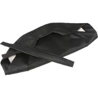 FEZ Fahrzeugteile Set: Sitzbezug schwarz + Halteriemen - für MZ ES175, ES250, ES300