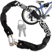 Edibazzar | Fahrradschloss mit Schlüssel PADLOCK Kettensicherung