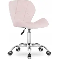 Sonstiges Bürostuhl Drehstuhl Büro Stuhl Schreibtischstuhl Samt; Rosa