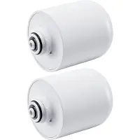 SucceBuy Ersatz-Wasserfilterkartuschen (2 Stk.) für Wasserhahnfilter, 6-stufige effiziente Filtration, 3 Monate Nutzungsdauer, 800 L Filterkapazität, kompatibel mit Filtersystem Modell 8627