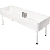Kwc Werkraumbecken, SIRIUS, MIRANIT, 2000x800x700 mm, Unterbau