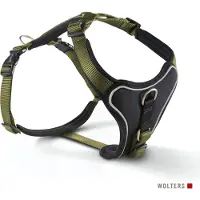Fressnapf Wolters Geschirr Professional Comfort, Größe:60 - 70 cm, Farbe:kiwi/schwarz