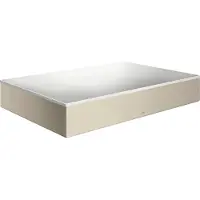 Hansgrohe AXOR Suite Aufsatzwaschtisch 600/400 ohne Hahnloch und Überlauf, Brushed Nickel