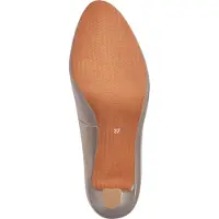 Marco Tozzi Damen Pumps mit Blockabsatz Vegan, Beige (Platinum), 40 EU