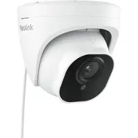 Rapid Reolink 5MP PoE IP Kamera Outdoor mit Personen-/Autoerkennung, Überwachungskamera Aussen mit Zeitraffer, IR Nachtsicht, Wasserfest, microSD Kartensteckplatz, RLC-520A