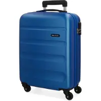 Joumma Bags ROLL ROAD Flex Blau, ABS Reisekoffer, 55x38x20cm, 35L, 5849163 (klein)