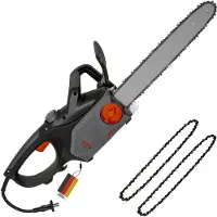 Ikra Elektro Kettensäge KSE 2400-40 | Germany | 2400 W | 40 cm OREGON Schwert | werkzeuglose Kettenspannung | inkl. 2 Ersatzketten