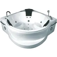 AEA Hydromassagebad Whirlpool Sprudelwanne Whirlwanne Wellnesspool 178x178 cm
