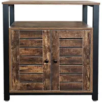 Vdd Wandschrank Sideboard Industrial - Bücherregal Aufbewahrungsschrank Metall Holz