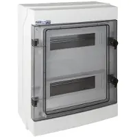 ELEKTROPLAST OPATÓWEK Aufputz-hermetischer Anreihverteiler 2 x 12-fach IP65 RH 36.24
