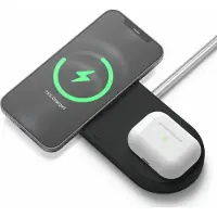 Elago Lade-Hub Duo für Apple-Geräte Schwarz