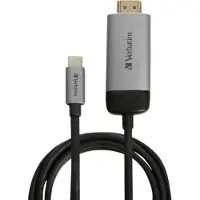 Verbatim 49144, 1,5 m, USB Typ-C, HDMI, Männlich, Männlich, Gerade