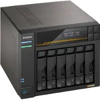 Asustor LOCKERSTOR 6 Gen3 (AS6806T), NAS, Desktop, AMD Ryzen, V3C14, 16 GB, DDR5