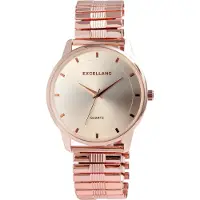 Excellanc Herrenuhr Edelstahl Saki Saki, Mineralglas