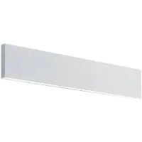 LINDBY LED-Wandleuchte Ignazia, 47 cm, weiß, Metall, up/down