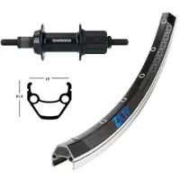 Winora Mavic Cxp 700 Qr Shimano 105 Hinterrad