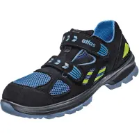 Atlas Sicherheitsschuh SCHUHE "4605 XP" Gr. 46, schwarz (schwarz, blau, grün), 46, Obermaterial: 100% Nylon NY., Schuhe, Sicherheitsschuh