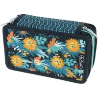 Herlitz TriCase Happy Lions, 31 Stück(e), Mehrfarbig, Polyester, Muster, 190 mm, 70 mm