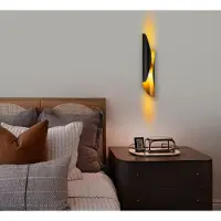 Opviq , Moderne Wandleuchte aus Metall, Schwarz, 8 x 40 x 11 cm | 2 x G9 Max 8 W, IP20 | Elegantes Design für Hotel & Zuhause, ohne Glühbirne, Basisplatte 15 x 5 x 3 cm.