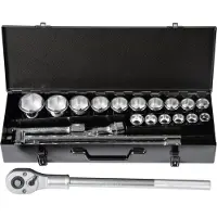 Projahn 3/4" professional Steckschlüssel-Koffer 21-teilig