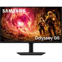 Samsung Odyssey G5 S27FG502EU - G50F Series - LED-Monitor - Gaming - 68.6 cm (27") - 2560 x 1440 QHD @ 180 Hz - Fast IPS - 300 cd/m² - 1000:1 - HDR10 - 1 ms - HDMI, DisplayPort - Schwarz