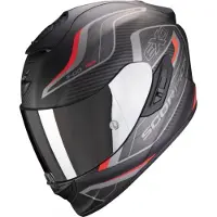 Scorpion EXO 1400 Air Attune Helm Farbe: Schwarz Matt/Rot, Grösse: XXL (63/64)