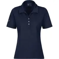 Trigema Poloshirt aus Baumwolle mit Kristallsteinen