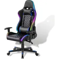 Xantron Gaming Stuhl ergonomisch mit RGB-Beleuchtung, bis 150 kg, ERGO-CH06