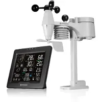Bresser Sahara TB Profi WLAN Wetterstation Funk mit 8 in 1 Außensensor