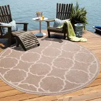 Sanat Teppich BERLIN 9003 BEIGE 120x120 RUND