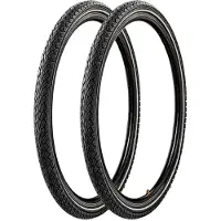 Zundapp Fahrradreifen Trekking City 2 Reifen schwarz Reflex 26 x 1,75"