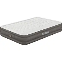Bestway Fortech Doppelluftbett mit integrierter Elektropumpe 203 x 152 x 36 cm