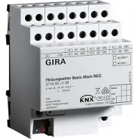 Gira Heizungsaktor, Basic, 6f, KNX, REG, 1 Stk.