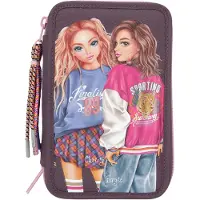 Depesche 3-Fach Federtasche TOPModel COLLEGE schwarz