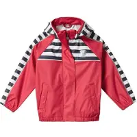 Steiff Regenjacke Pink, marine Streifen,Gr.122