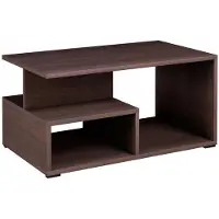 Matkam Couchtisch PRIMA EX3 H45 x B90 x T51 cm, elegantes Aussehen, Einfache Montage, (Wenge)