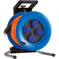 Hedi Kabeltrommel 50 m Professional Plus 320 H07BQ-F 3G2,5 4 Einzel-Steckdosen