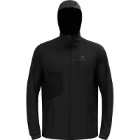 Odlo Herren Langlaufjacke Zeroweight X-Warm, winddicht, schwarz, Gr. M