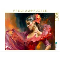CALVENDO Anmutige Flamencotänzerin - Foto-Puzzle', 1000 Teile, 1000 Stück(e), Kunst