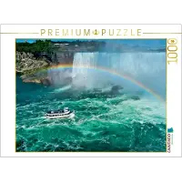 CALVENDO Puzzle Niagarafälle - American Falls und Horseshoe Fall 1000 Teile Lege-Größe 64 x 48 cm Foto-Puzzle Bild von Peter Roder, 1000 Stück(e), andere, 14 Jahr(e)