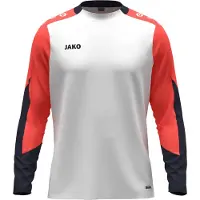 Jako Herren Langarmshirt Longsleeve Dynamic 8870-026 S - Weiß/Coral/Marine - S