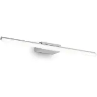 Ideal Lux Moderne Wandleuchte Reflexion Aluminium Chrom Led 18W 3000K Warmes Licht